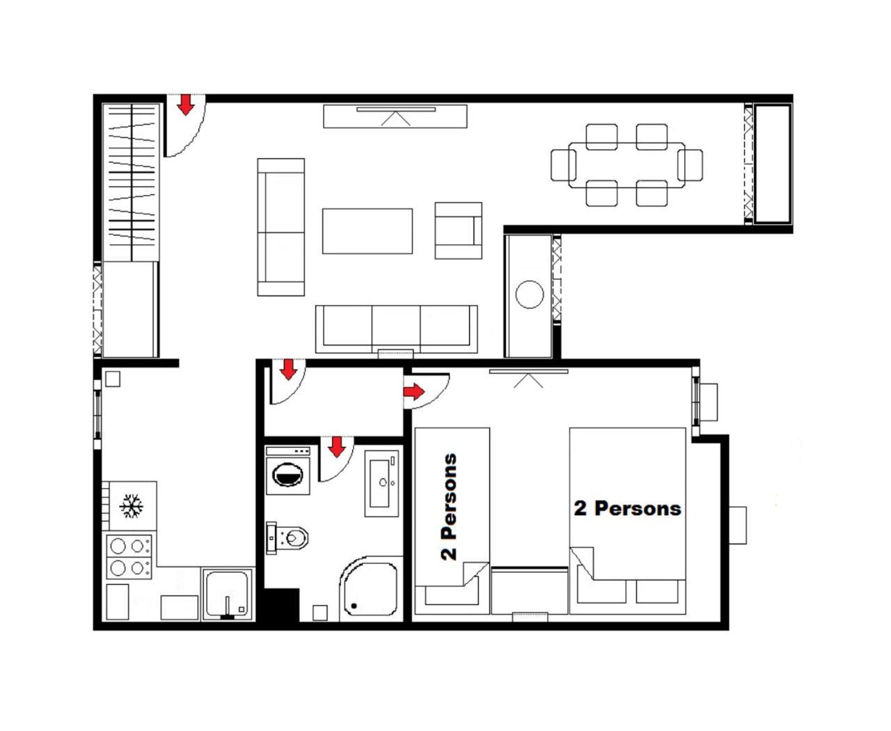 D&D Apartment 1 Μπούντβα Εξωτερικό φωτογραφία